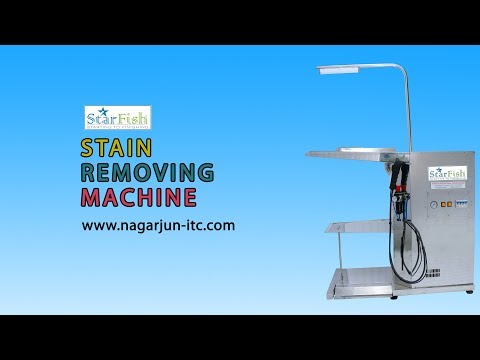 Laundry stain removing machine