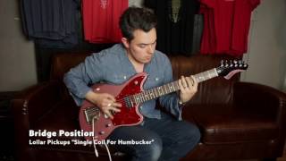 Video thumbnail for Moniker Guitars Zuma with Lollar Single-Coil for Humbucker Pickups by Moniker Guitars
