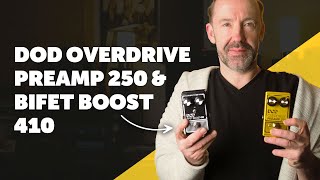 Video thumbnail for DOD Overdrive Preamp 250 & Bifet Boost 410 - Sound Demo by Guitar Bonedo