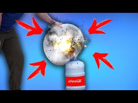 Baking Soda and Vinegar Balloon Experiment — Will it Blow Up?!? Video