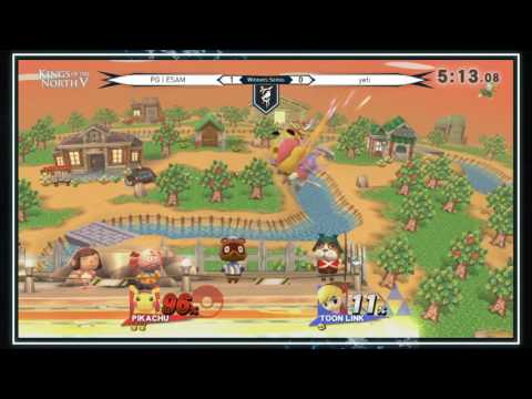 KotN5 - PG | ESAM vs yeti - Smash 4 Winners Semis