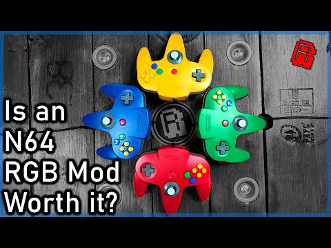 Should I RGB mod my N64 (and look at this awesome TV!)