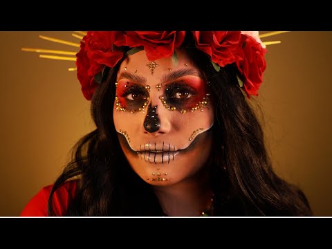 Feliz Dia De Los Muertos | Tutorial de La Catrina com @candylover89