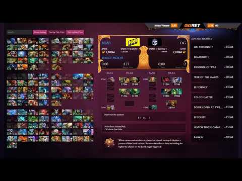 OG vs. Na'vi - Midas Mode - Game 1 - Playoffs Day 1
