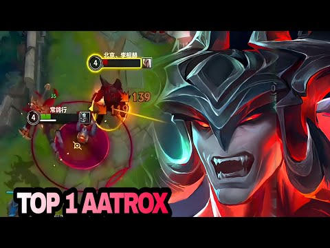 WILD RIFT AATROX GAMEPLAY | TOP CHINESE AATROX WILD RIFT