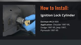 Chrysler Ignition Lock Cylinder Repair Video by Dorman Products