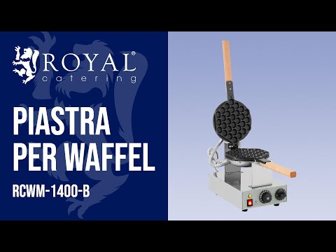 Video - Piastra per bubble waffle - 1415 W