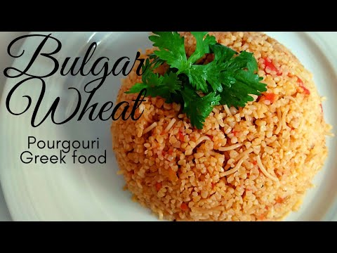 Greek Bulgar wheat | Pourgouri | Cypriot Food | Elizabeth Abrahan #BulgarWheat #Pourgouri