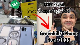 GREENHILLS IPHONE HUNT 2025! | CHEAPEST LEGIT STORE? PRICE REVEAL! | Jaden Yael