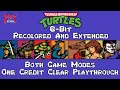 TMNT Recolored And Extended OpenBOR Both Game Modes 1CC Playthrough