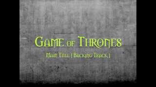 BACKING TRACK - Game of Thrones - Guitar