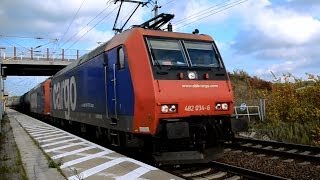 preview picture of video 'Zwischen zwei Bahnsteigen und unter der Brücke in Thyrow'