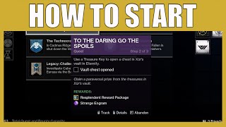 To The Daring Go The Spoils Quest From Xur Destiny 2 - How To Start 30th Anniversary Event Destiny 2