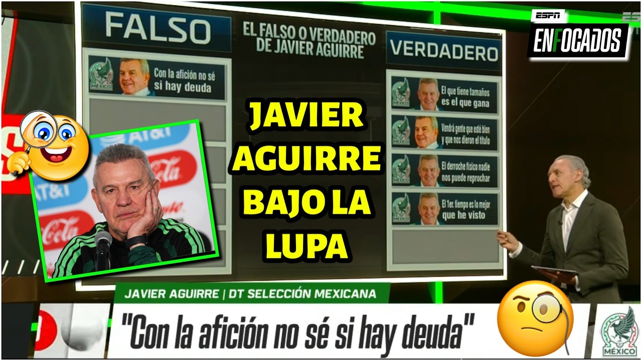OJOS PUESTOS en las declaraciones de JAVIER AGUIRRE tras empate con BÉLGICA y PORTUGAL | Enfocados