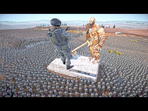 1 MILLION ORC VS 500000 MODERN SOLDIERS FIGHTING FOR SAVE THE CAVES | UEBS 2