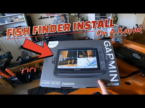 GARMIN 93SV Install On A Kayak For Beginners  @YakAttackKayakFishing  Through Hull Wiring Install