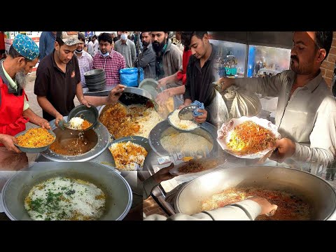 The best chicken biryani recipe | Afghanistan street food | Cooking biryani And sweet kabuli pulao