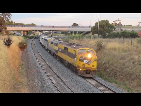 SSR Streamliners GM22, S311, GM27 & CLF3 lead a SG SSR Grain to Appleton Dock at Gowanbrae!