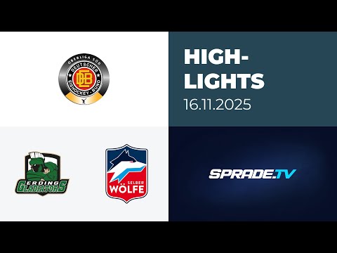16.11.2025 - Highlights - Erding Gladiators vs. Selber Wölfe