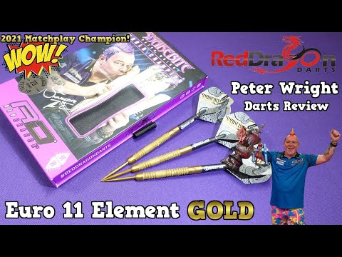 Red Dragon PETER WRIGHT Euro 11 Element GOLD PC20 Darts Review - Used to win the 2021 PDC Matchplay