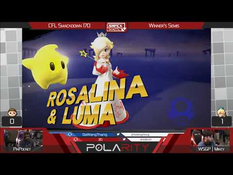 CFL Smackdown 170 WiiU - PikPocket (Villager) vs WSGP | Minty (Rosalina) - Losers R7