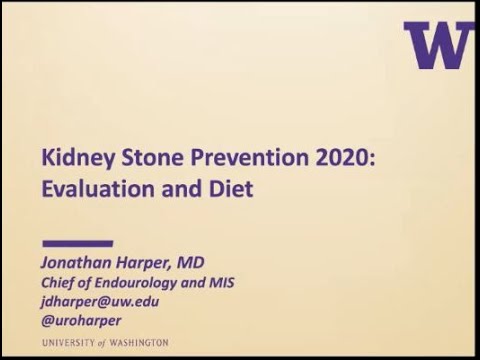 5.6.2020 Urology COViD Didactics - Kidney Stone Prevention 2020: Evaluation and Diet