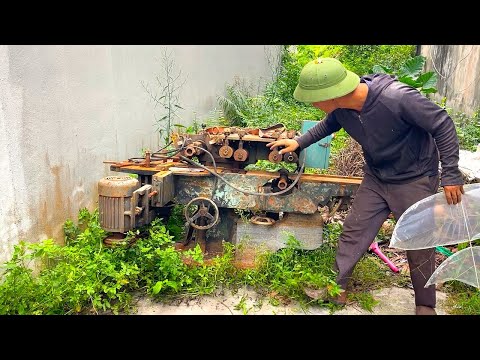Extreme Restoration of a Severely Rusted HITACHI 3-in-1 Woodworking Machine
