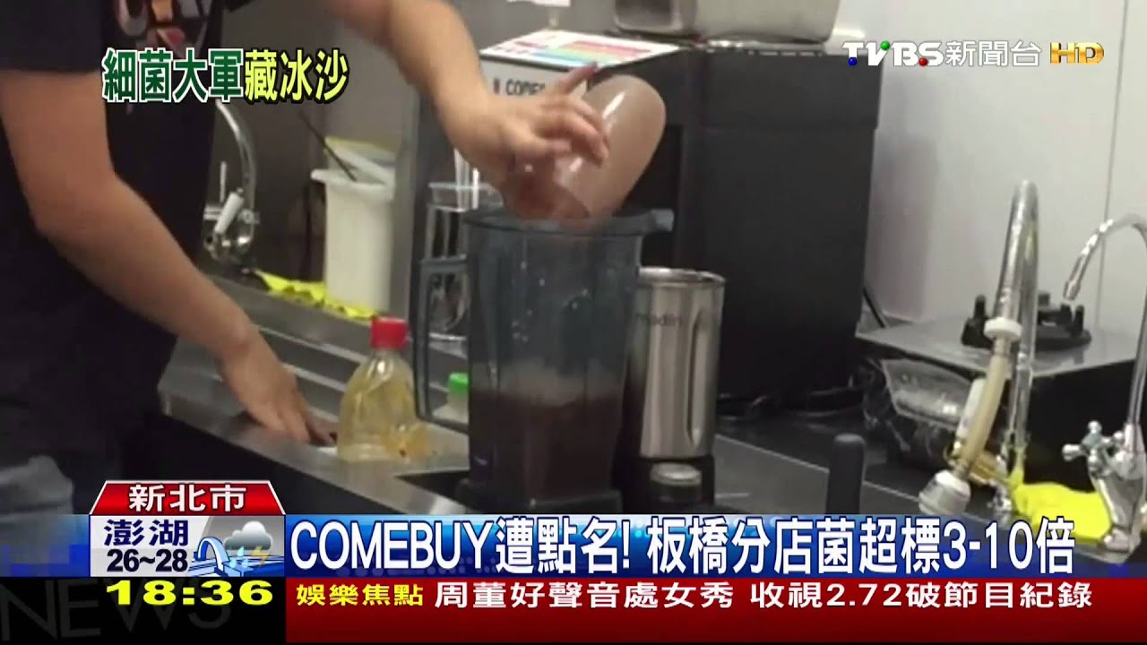 COMEBUY遭點名！　板橋分店菌超標3-10倍