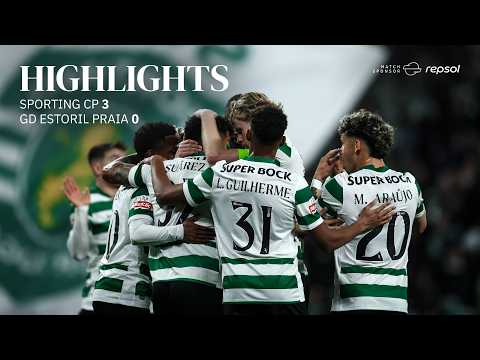 Resumo | Liga Portugal: Sporting CP 3-0 GD Estoril Praia