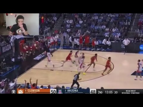 Arizona Vs Clemson Sweet 16 Reaction! Hunter WAS COOKIN!