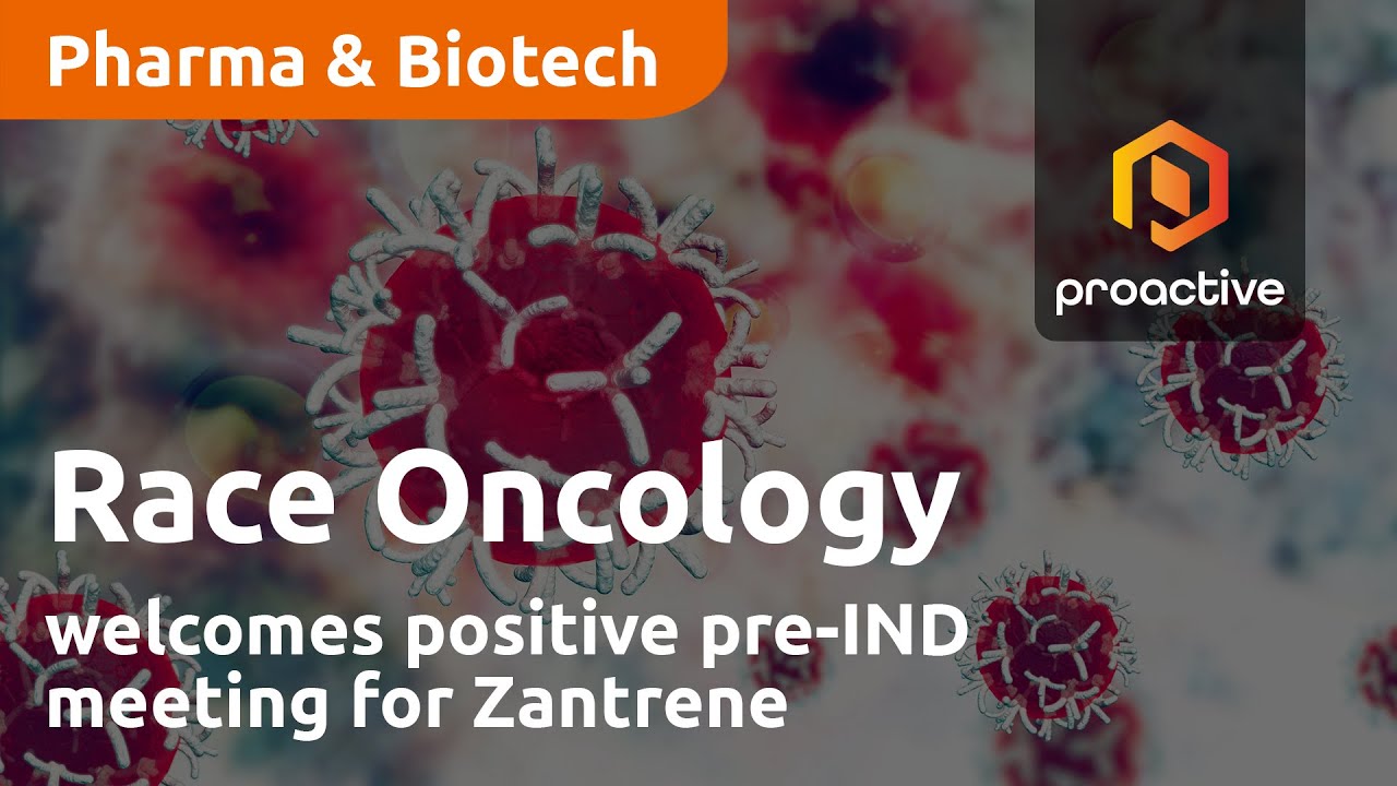 Race Oncology welcomes positive pre-IND meeting for Zantrene
