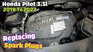 Replacing Spark Plugs on Honda Pilot 2019 to 2022 3.5L