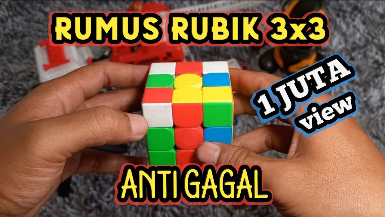 Tutorial rubik untuk pemula - cara main rubik anti gagal