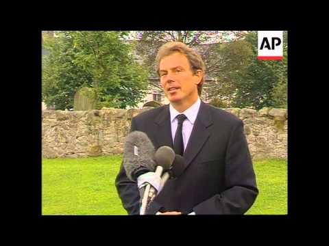 UK - Tony Blair speaks of Diana's death