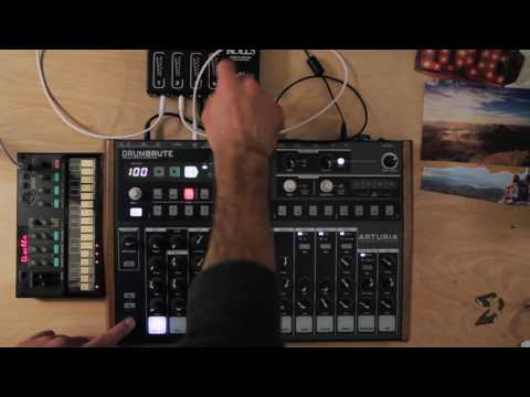 Using the DrumBrute's Metronome to Sync Triplets