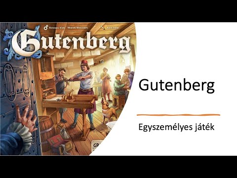 Gutenberg - Egyszemélyes játék - Robert SoloPlay