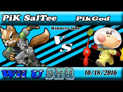 SHQ: The Second Chapter - PiK SalTee (Fox) Vs. PikGod (Olimar) Winners' Side Smash Wii U