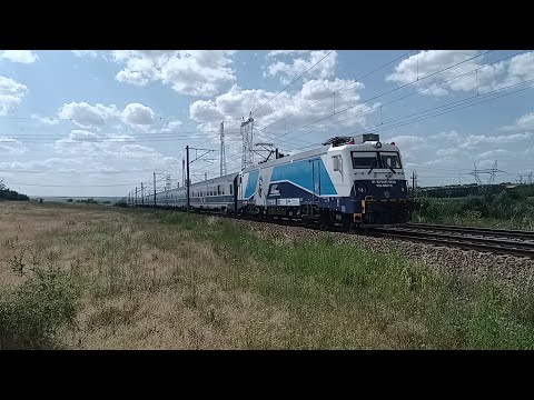 Trainspotting IR 1983 București Nord - Constanța în viteză lângă gara Mircea Vodă, partea 34.