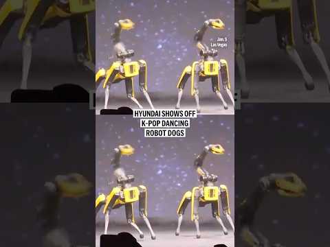 Video Thumbnail: Hyundai shows off K-pop dancing robot dogs