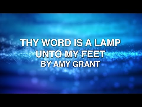 Thy Word by Amy Grant - YouTube Thumbnail