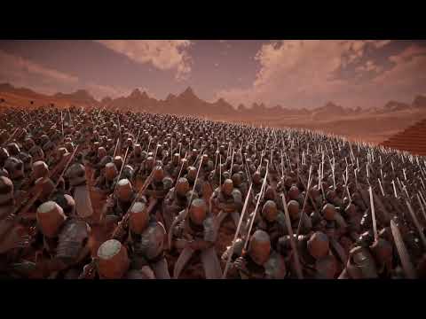 10.000 PERSIANS vs 10.000 MEDIEVAL HEAVY KNIGHTS - #UEBS2 #UltimateEpicBattleSimulator2
