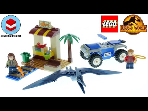 Vidéo LEGO Jurassic World 76943 : La course-poursuite du Ptéranodon