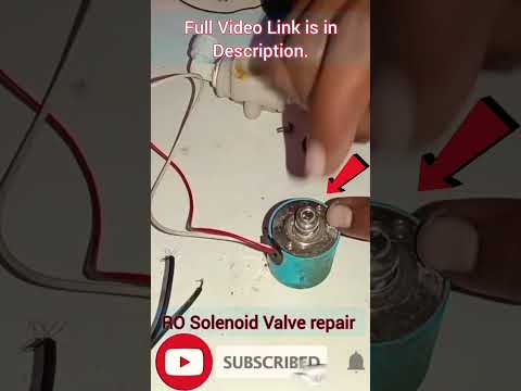 Solenoid Valve Repair || #solenoid #shorts #sv