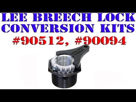 Convert your reloading press to use Lee Breech Lock bushings.  New conversion/update kit by Lee