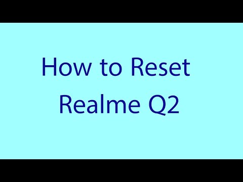 How to Hard Reset Realme Q2 - Pattern Unlock