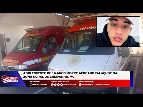 Adolescente de 16 anos morre afogado em açude na zona rural de Campanha, MG