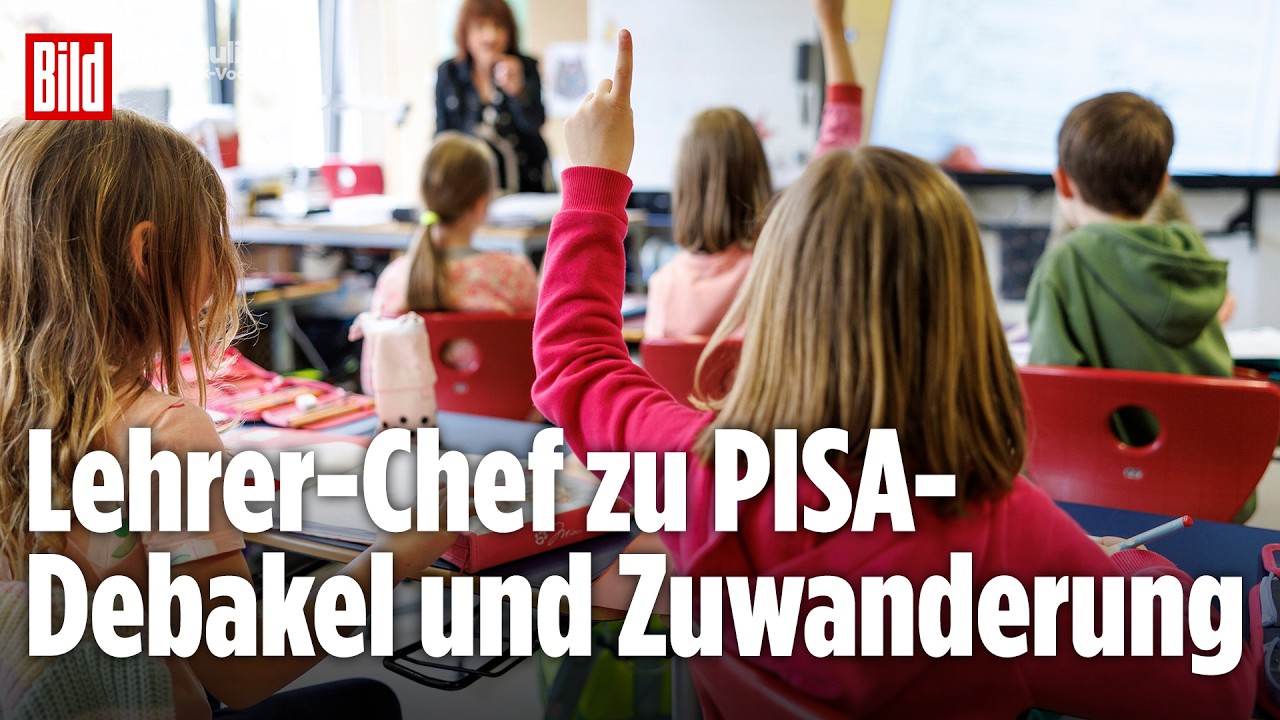 PISA-Schock: Lehrer-Chef nennt Zuwanderung und Krisen als Bildungs-Bremse