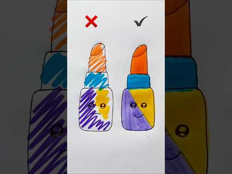 Lipstick drawing | #youtubeshorts #shorts #drawing #trending #creative #art