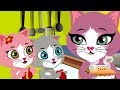 Teen Choti Billiyan |  तीन छोटी बिल्ली | Hindi Poems | Three Little Kittens | Booga Boo