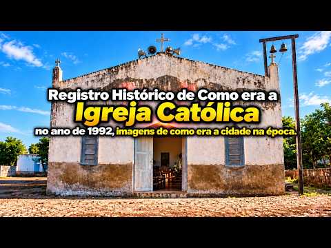 Registro Histórico da Igreja Católica no ano de 1992 e Imagens de Caldazinha na mesma Época.